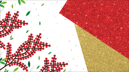 Wonderful cover template design and  greeting card on white background.