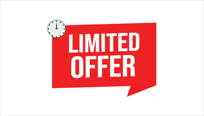limited offer limited time promotional banner