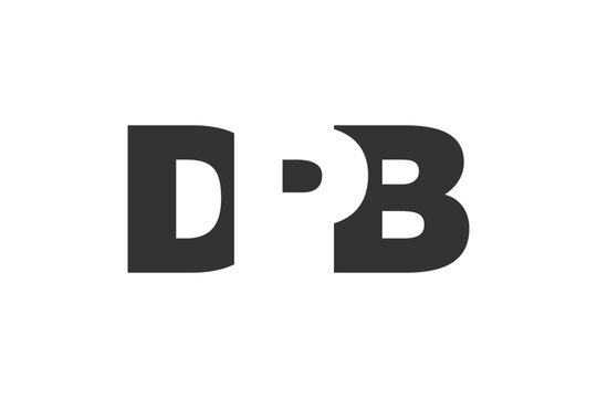DPB logo design. Initial letter D P B bold font style for tech startups, consulting, corporate branding. Creative company name, headlines typography identity, trendy logotype.
