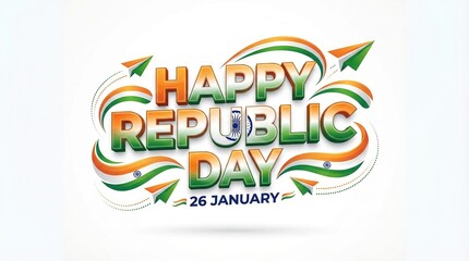 Happy Republic Day of India celebration 26 January.	
Category	
