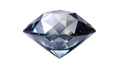 Photorealistic rendering of a dazzling, perfectly cut gemstone against black