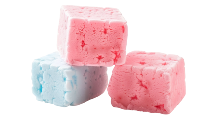 Marshmallow isolated on white background