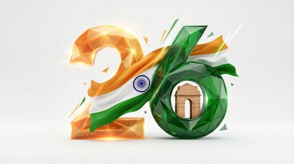 Happy Republic Day of India celebration 26 January.	
Category	
