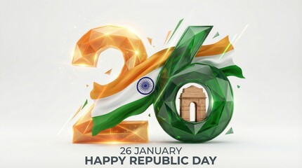 Happy Republic Day of India celebration 26 January.	
Category	
