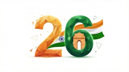 Happy Republic Day of India celebration 26 January.	
Category	
