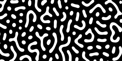 Obraz premium Seamless leopard skin and turing pattern fabric clothing decoration texture wall textile floral line background. home decoration pattern background. Natural seamless line pattern. organic wallpaper.