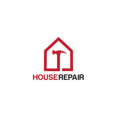 House Repair Logo Simple Symbols
