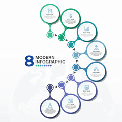 Infographic 8 process.
