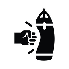  strong solid icon illustration vector graphic.eps