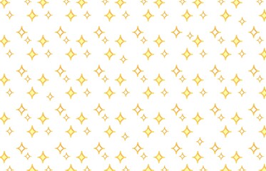 手描きのきらきら背景素材　光　黄色