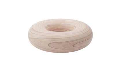 Torus with Wood Grain Texture
