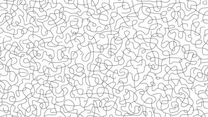 Fototapeta premium Abstract Freeform Curved Line Pattern Background in Minimal Style for Modern Graphic Design and Creative Decoration