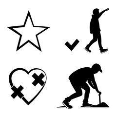 Symbolic silhouettes