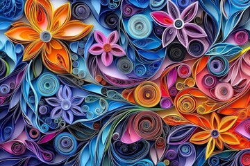 Enjoy the art of quilling paper for a relaxing pastime.