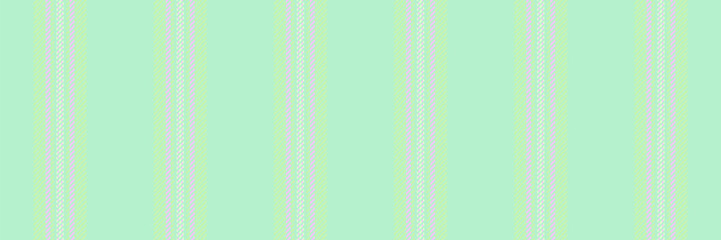 Fraft texture background pattern, tone fabric vector seamless. Tit textile stripe vertical lines in light and green colors. © SolaruS