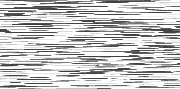 Black horizontal brush stroke lines on white background abstract pattern