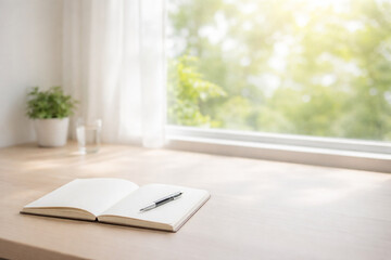Fototapeta premium open book on the table