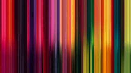Obraz premium Bright Multicolor Vertical Striped Abstract Background, Colorful Gradient Lines Texture for Modern Design, Creative Posters, Digital Art, Branding, Websites, and Social Media Projects