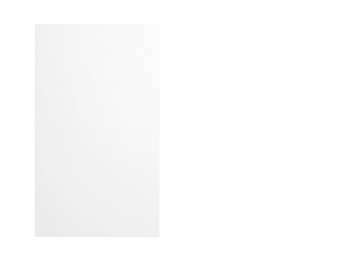 Two blank white business cards or flyers, mockup for branding Isolated on transparent or white, Cut out