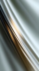 Abstract background showing flowing metallic and smooth silky light and shadows