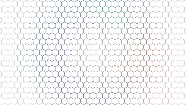 White Hexagon Tile Background Loop &ndash; Seamless Minimal Geometric Motion 4K Video.mov