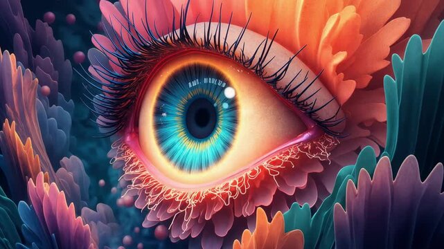 Portal of Colors in a Living Dreamscape