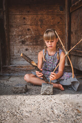 Spielendes M&auml;dchen