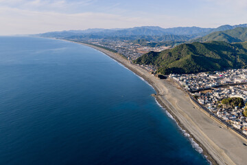 Endless Pacific Coastline at Shichiri Mihama, Kumano, Japan