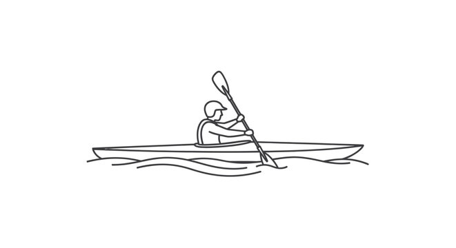 Kayak Line Drawing Images – Browse 11,270 Stock Photos, Vectors, and ...