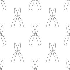 secateur seamless pattern