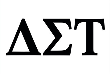 Three Greek Alphabet Symbol Combination