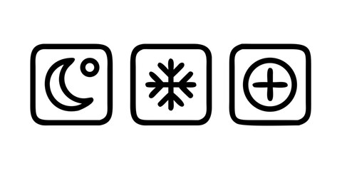 Weather icons
