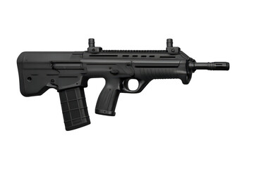 Beretta ARX 160 carbine assault rifle with a transparent background