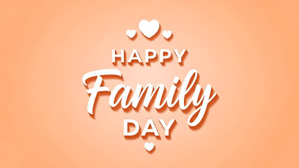 Obraz premium Happy family day celebration with love and togetherness