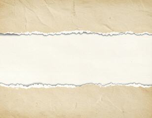 torn paper background with copy space on centre 