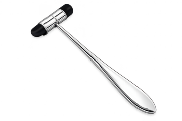 Reflex Hammer tool for neurological exam on transparent background