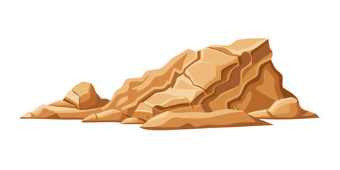 Rocky terrain illustration © MST CHIN BANU BEGUM