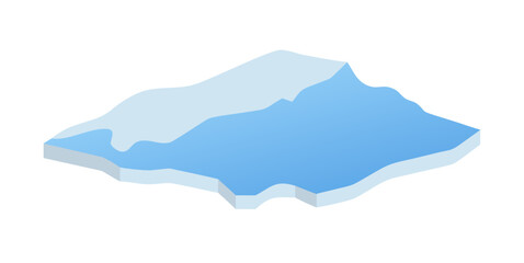 Abstract mountain landscape