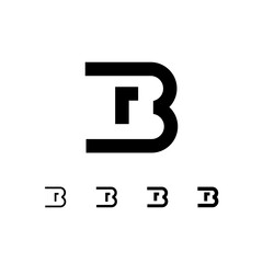 Number 3, digital numeral three, including set of four different cyber numbers, vector illustration 10EPS