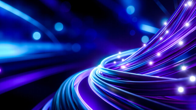 A close up of a purple and blue abstract background