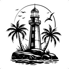 lighthouse on the beach