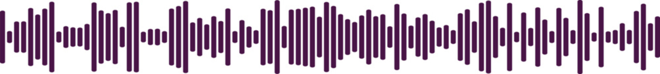 Complex waveform displaying frequency and amplitude variations