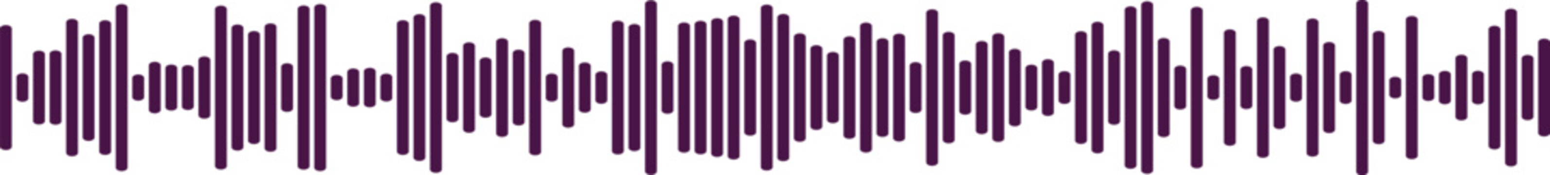 Complex waveform displaying frequency and amplitude variations