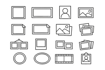 Collection of Photo Frame Icons