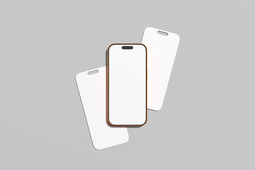 Phone Screen Blank Mockup