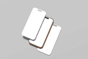 Phone Screen Blank Mockup