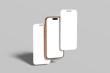 Phone Screen Blank Mockup