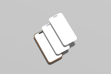 Phone Screen Blank Mockup