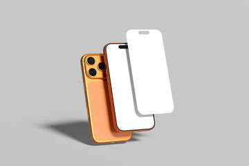 Phone Screen Blank Mockup