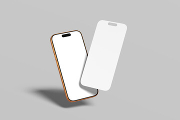 Phone Screen Blank Mockup